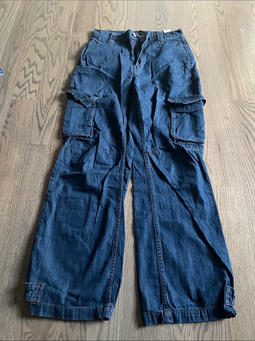 Banana Republic Navy Blue Cargo Jeans you will get all 3